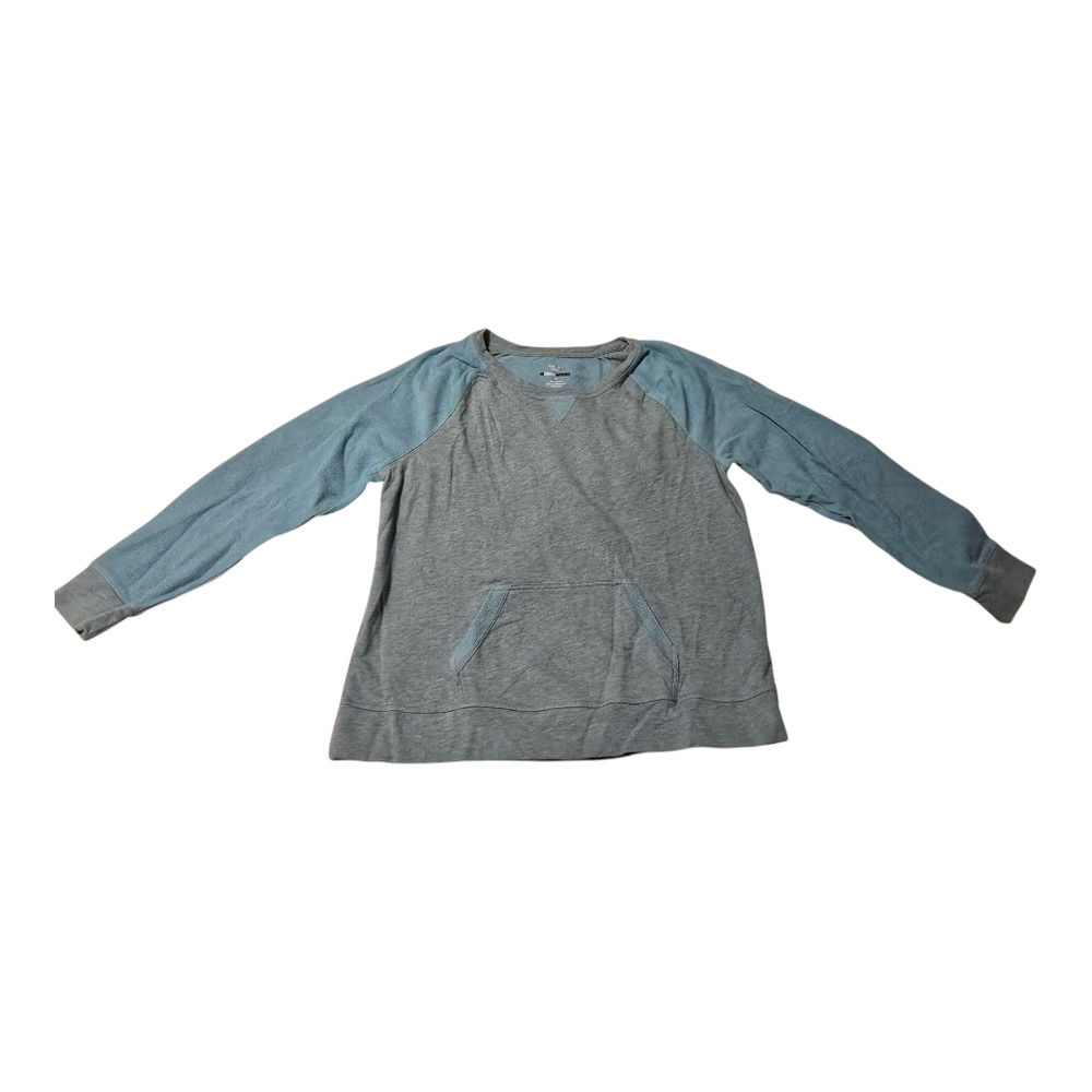 NWOT Style & Co. Sport Essential Crew Neck Sweatshirt Blue XL